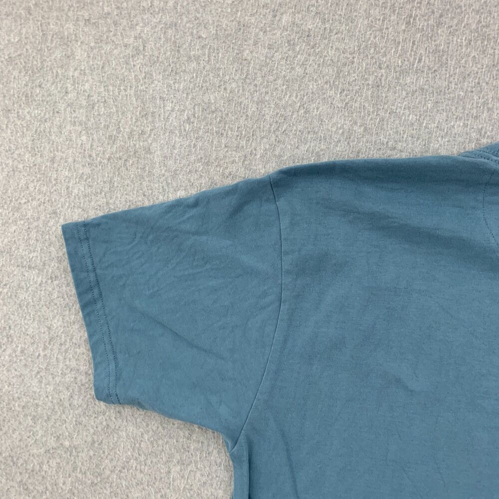 VANS Crewneck T Shirt Mens Medium Classic Fit Blue 100% Cotton Short Sleeve - Picture 11 of 12